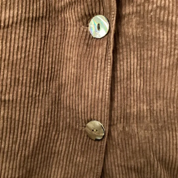 Women’s For Joseph Very Mini Corduroy Brown Skirt Size 28 - Picture 2 of 10